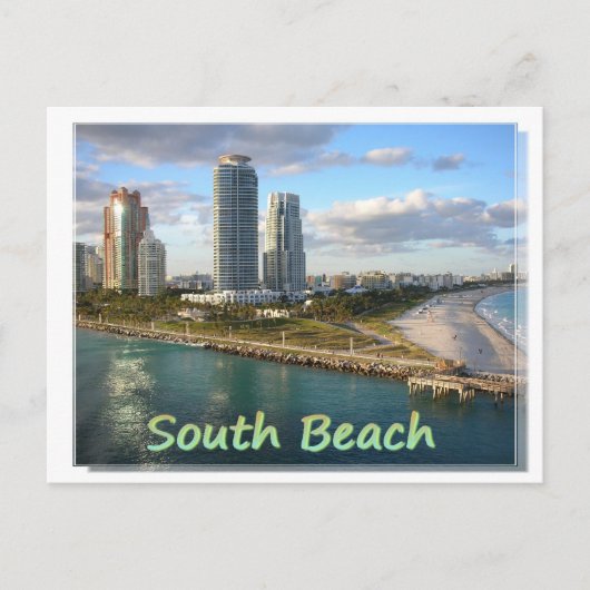 Carte postale South Beach Florida (Devant)