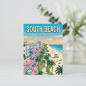 Carte Postale South Beach Floride (Debout devant)