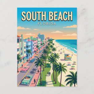 Carte Postale South Beach Floride