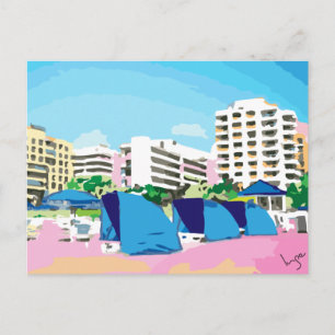 CARTE POSTALE SOUTH BEACH, MIAMI, FLORIDE