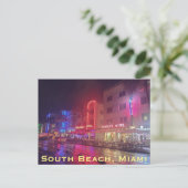Carte Postale South Beach, Miami, Floride Art Déco (Debout devant)