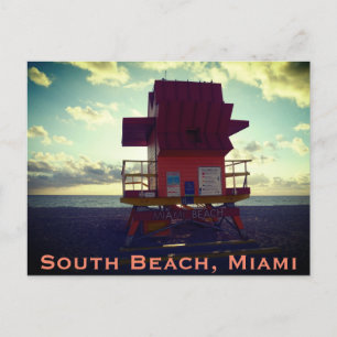 Carte Postale South Beach, Miami Lifeguard Stand (Ocean Secourt)