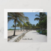 Carte Postale South Beach Post 1 (Devant / Derrière)