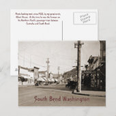 Carte Postale South Bend Washington vers 1925 (Devant / Derrière)