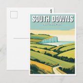 Carte Postale South Downs National Park Angleterre (Devant / Derrière)