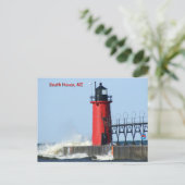 Carte Postale South Haven Lighthouse (Debout devant)