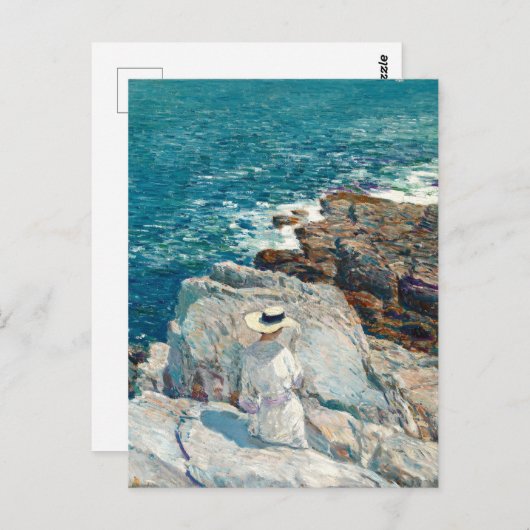 Carte Postale South Ledges, Appledore par Childe Hassam (Devant / Derrière)