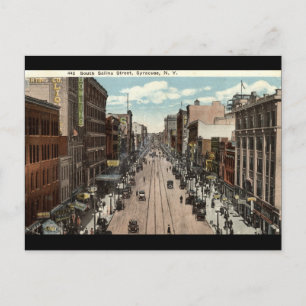 Carte Postale South Salina St Syracuse NY Vintage 1917