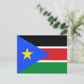 Carte Postale South Sudan Flag (Debout devant)