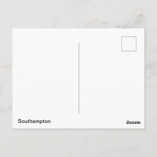 Carte Postale Southampton (Dos)