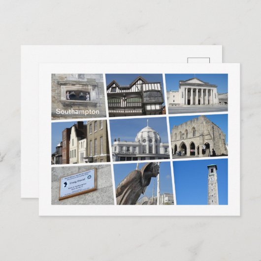 Carte Postale Southampton (Devant / Derrière)