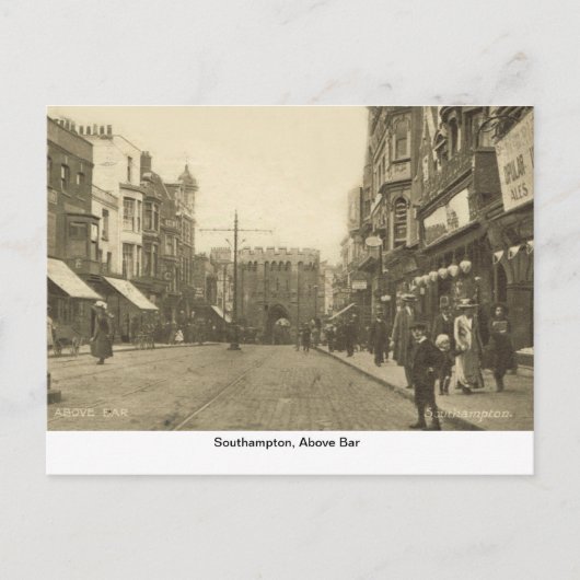 Carte Postale Southampton, au-dessus de Bar (Devant)