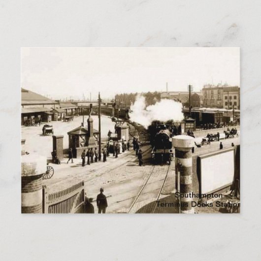 Carte Postale Southampton - Station Terminus (Docks) (Devant)