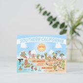 Carte postale Southern California Beach Paradise (Debout devant)