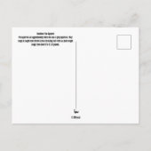 Carte postale Southern Fox Squirel (Dos)