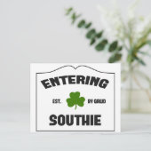 Carte Postale Southie entrant (Debout devant)