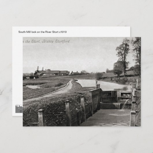 Carte Postale Southmill lock, Bishop's Stortford, Royaume-Uni (Devant / Derrière)