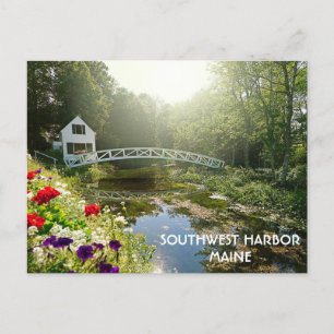 Carte Postale Southwest Harbour Maine Mount Desert Island Travel