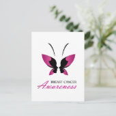 Carte Postale Soutien de sensibilisation au cancer du sein (Debout devant)