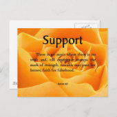 Carte Postale Soutien et force (Devant / Derrière)