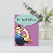 Carte Postale Soutien vintage à la planification familiale (Debout devant)