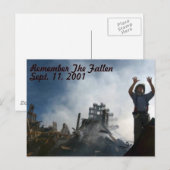 Carte Postale Souvenez-vous de la chute (Devant / Derrière)