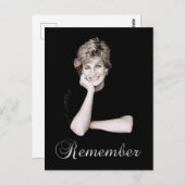 Carte Postale Souvenez-vous de la Princesse Diana (Devant / Derrière)