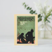 Carte Postale Souvenez-vous de la propagande belge (Debout devant)