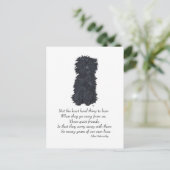 Carte Postale Souvenir Affenpinscher (Debout devant)