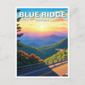Carte Postale Souvenir Blue Ridge Parkway (Devant)
