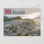 Carte Postale Souvenir d'Alesund (Devant)