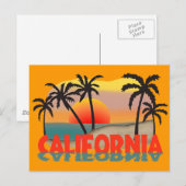 Carte Postale Souvenir de Californie (Devant / Derrière)