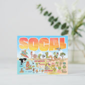 Carte postale souvenir de Californie du Sud (Debout devant)