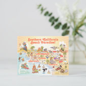 Carte Postale Souvenir de Californie du Sud (Debout devant)
