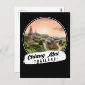 Carte Postale Souvenir de Chiang Mai Thaïlande (Devant / Derrière)