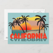 Carte Postale Souvenir de la Californie (Devant / Derrière)