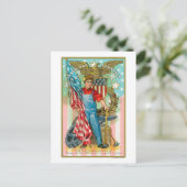 Carte Postale Souvenir de la fête du travail (Debout devant)