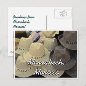 Carte Postale Souvenir de Marrakech (Devant / Derrière)