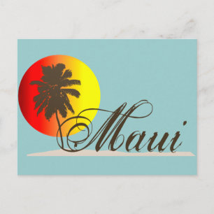 Carte Postale Souvenir de Maui Hawaï