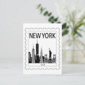 Carte Postale souvenir de New York (Debout devant)