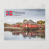Carte Postale Souvenir de Norvège (Devant)