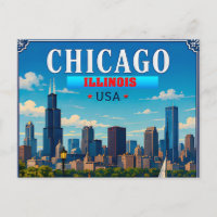 🌆 Souvenir de vacances de la skyline de Chicago I