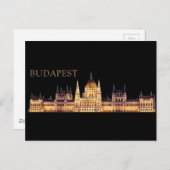 Carte Postale Souvenir de voyage de Budapest (Devant / Derrière)