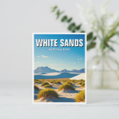 Carte Postale Souvenir du parc national des Sands blancs (Debout devant)