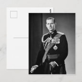 Carte Postale Souvenir du prince Philip 1921-2021 (Devant / Derrière)