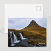 Carte postale souvenir Iconic Kirkjufell Islande (Devant / Derrière)