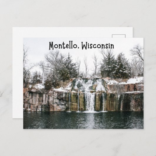 Carte postale Souvenir Montello Wisconsin (Devant / Derrière)
