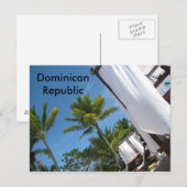 Carte postale souvenir République Dominicaine (Devant / Derrière)