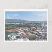 Carte postale souvenir San Jose Costa Rica