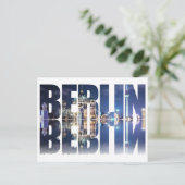 Carte Postale souvenir texte de Berlin (Debout devant)